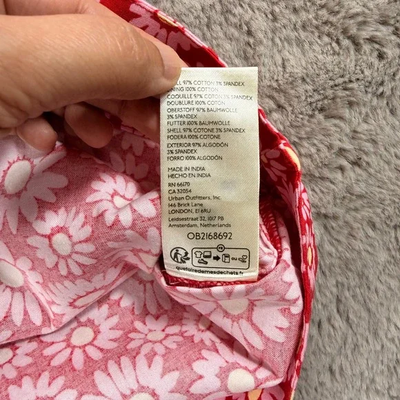 NWT Free People Lucinda Printed Midi Dress CottageFloral Smocked Size L Sun Boho - Picture 15 of 16